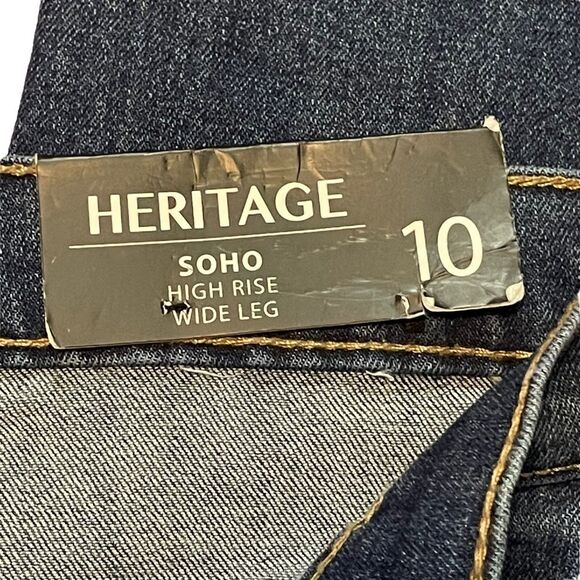 Nicole Miller New York Heritage Soho High Rise Wide Leg Jeans, size 10 - Picture 8 of 11